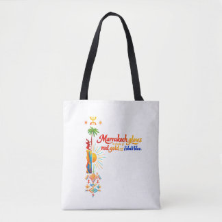 Tote Bag Marrakech Brille – Tee-shirt d'art marocain vibran