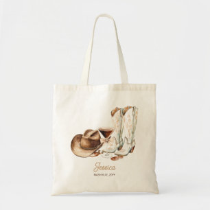 Tote Bag Marron Rustique Occidental Anniversaire Adulte Cow