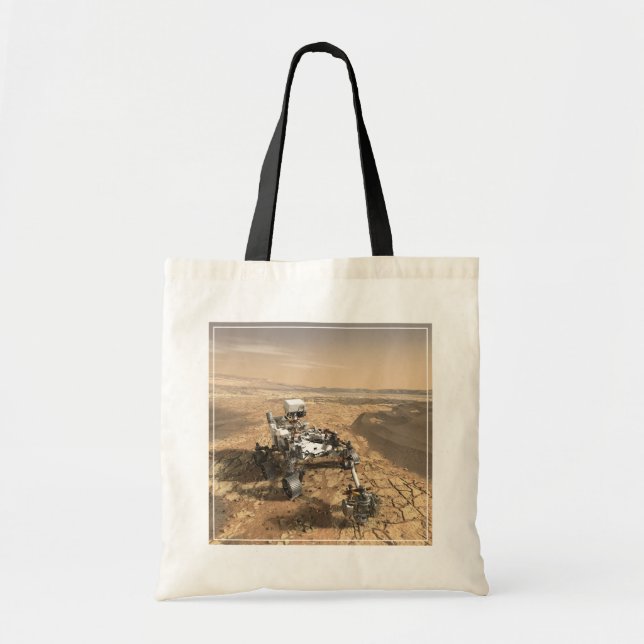 Tote Bag Mars 2020 Rover Sur La Surface De Mars. (Devant)