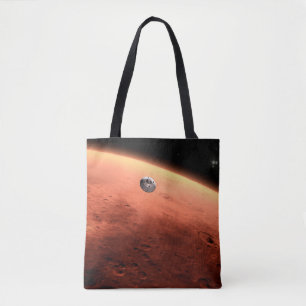 Tote Bag Mars Science Laboratory approchant Mars.