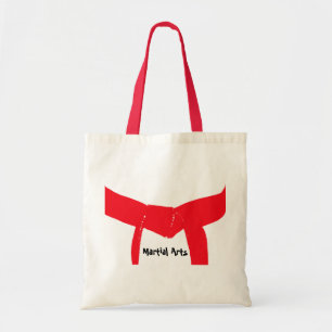 Tote Bag Martial Arts Red Belt
