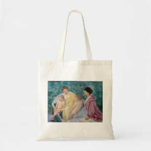 Tote Bag Mary Cassatt - Deux mères et enfants dans un batea