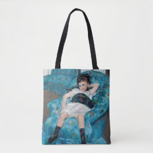 Tote Bag Mary Cassatt - Petite fille dans un fauteuil bleu