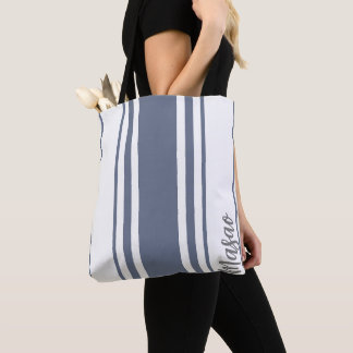 Tote Bag Masao Minimalist Stripes Monogramme