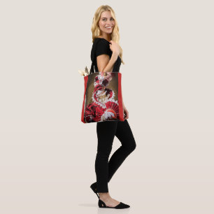 Tote Bag Masque de carnaval rouge en Venise, Italie