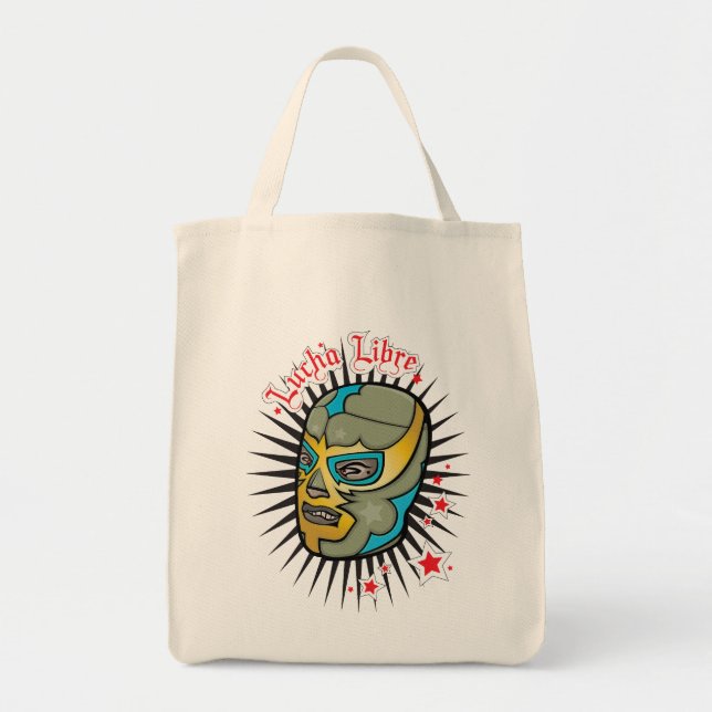 Tote Bag Masque de lutte mexicain de Lucha Libre (Devant)