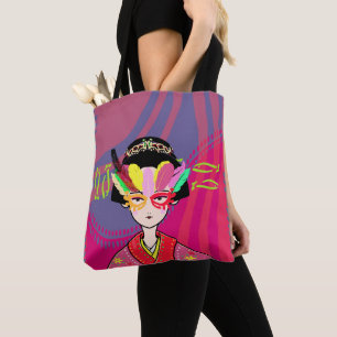 Tote Bag Masque vénitien Geisha