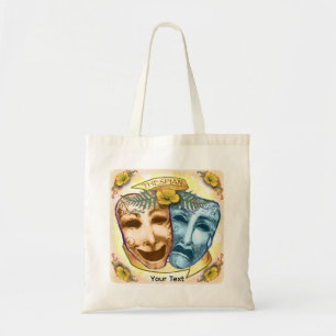 Tote Bag Masques d'acteur Blue Orange