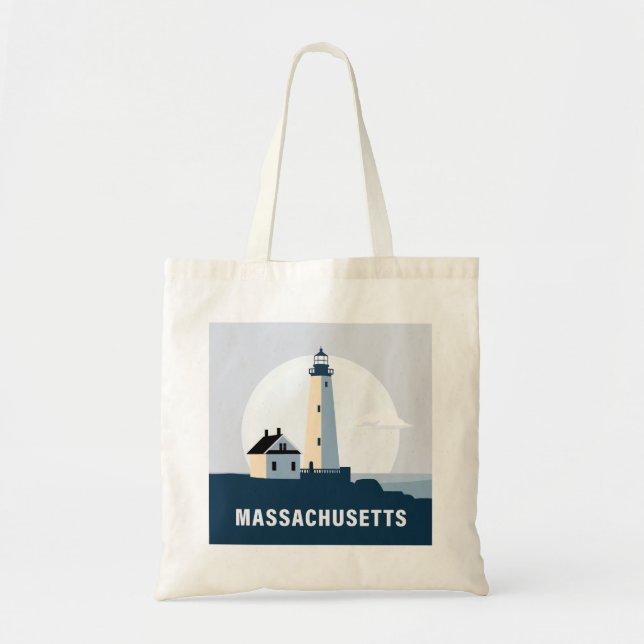 Tote Bag Massachusetts, États-Unis d'Amérique (Devant)