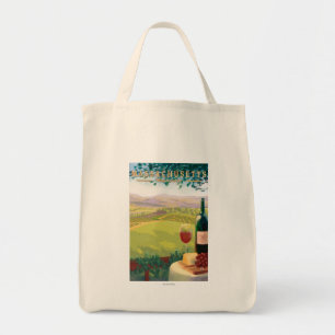 Tote Bag MassachusettsScène Pays Vins