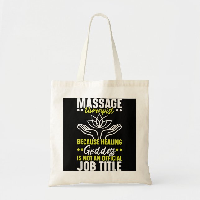 Tote Bag Massage Thérapie musculaire Spa de relaxation (Devant)