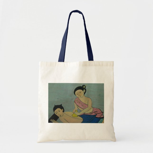 Tote Bag Massage Traditionnel Thaïlandais (Devant)