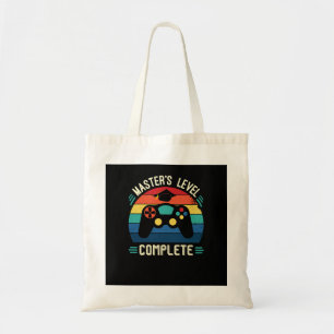 Tote Bag Master's Level Complete, Graduation GIft, Masters