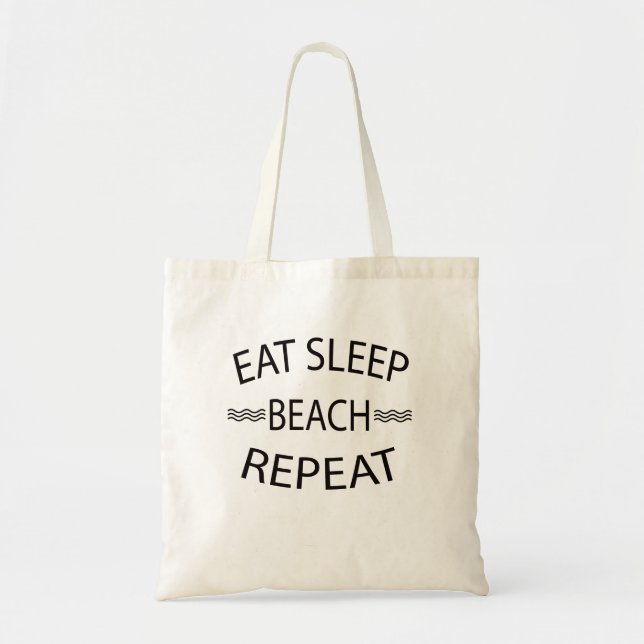 Tote Bag Mat Sleep Beach Répéter Summer Beach Fourre-tout (Devant)