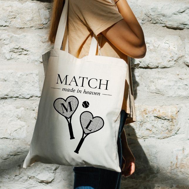 Tote Bag Match Fabriqué dans le Ciel Tennis Bachelorette Br (Créateur téléchargé)