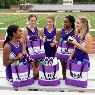 Tote Bag Matériel de cheerleading à paillettes de couleur d