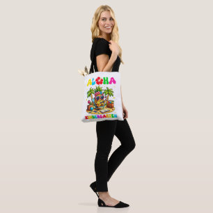 Tote Bag Maternelle Aloha Ananas Hawaï Rentree Scolaire