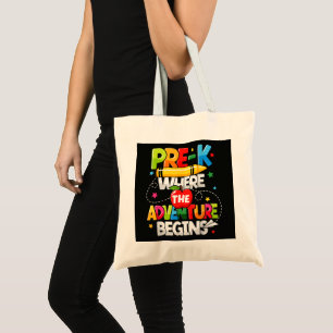 Tote Bag Maternelle où l'aventure commence Retour à l'école