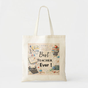 Tote Bag Math Teacher Thank You Gifts   End of School Year