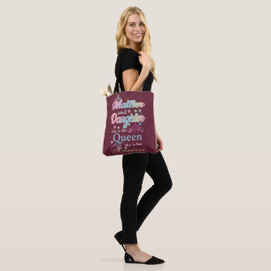 Tote Bag Mather et sa fille, c'est sa reine,