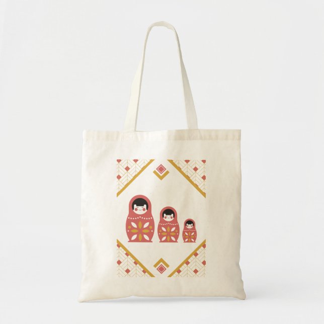 Tote Bag Matryoshka poupées russes (Devant)