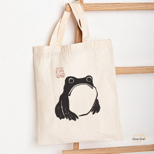 Tote Bag Matsumoto Hoji Sad Frog Art Japonais