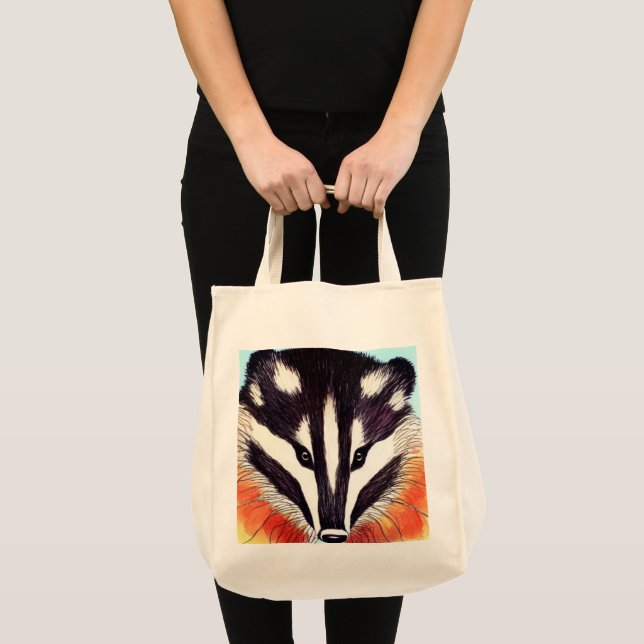 Tote Bag Mauvais Badger (Devant (produit))