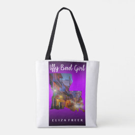 Tote Bag Mauvaise fille incertaine et vers le bas