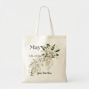 Tote Bag May Lily de la Vallée Florale