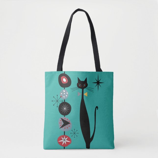 Tote Bag MCM Époque atomique Mid-Century Moderne Rétro Cool (Devant)