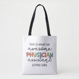 Tote Bag Médecin Assistant Funny Awesome PA Cadeaux