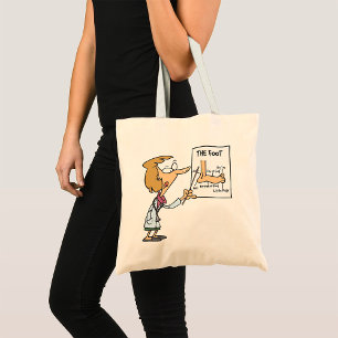 Tote Bag Médecin drôle enseignant l'anatomie du pied