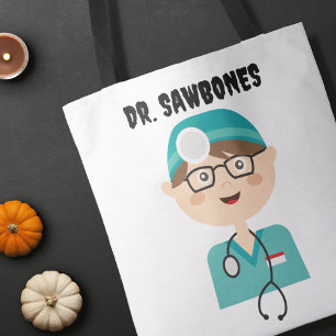 Tote Bag Médecin - Médecin Halloween Trick Treat