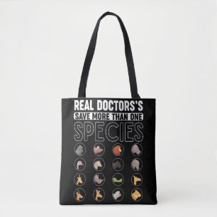 Tote Bag Médecin vétérinaire sauveteur animal