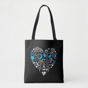Tote Bag Médecine - Cœur d'équipement médical