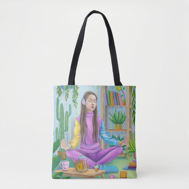 Tote Bag méditation (Devant)