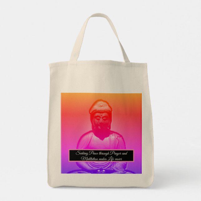 Tote Bag Méditer Bouddha (Dos)