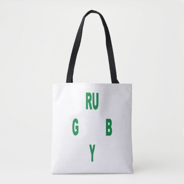 Tote Bag Medium RUGBY Tasche (Vorderseite)