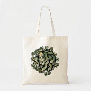 Tote Bag Medusa Floral Artwork Gorgon Femme