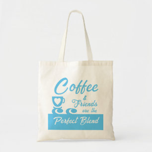 Tote Bag Meilleur ami amant café ciel bleu