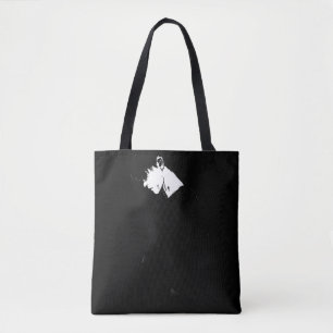 Tote Bag Meilleur ami noir ANIME Fourre-tout