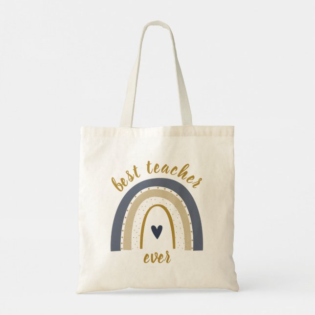 Tote Bag Meilleur cadeau du professeur (Dos)