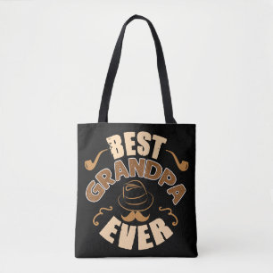 Tote Bag Meilleur grand-père de tous les temps - Illustrat