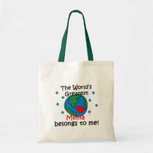 Tote Bag Meilleur Mema appartient à moi