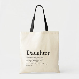 Tote Bag Meilleure Fille du Monde Définition