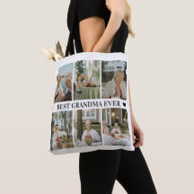 Meilleure Grand-mère Collage Photo – Cadeau avec C