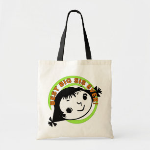 Tote Bag Meilleure grande soeur jamais rétro