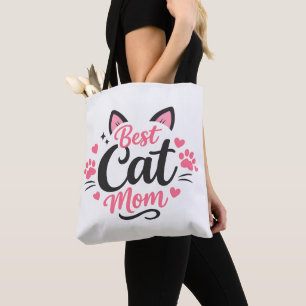 Tote Bag Meilleure maman de chat