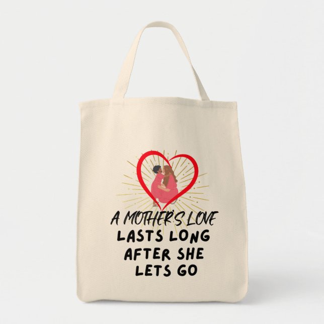 Tote Bag Meilleure Maman du New Jersey L'Amour d'une Mère D (Devant)