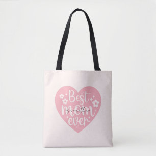 Tote Bag Meilleure maman jamais - Coeur